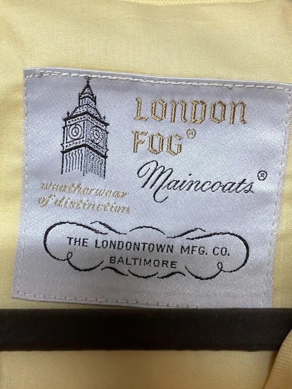 London Fog Trench Coat - Picture 3 of 6
